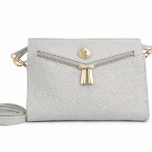Crossbody Gris Perla