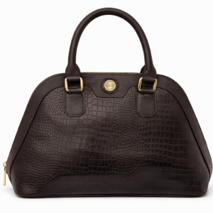 Descubre el Bolso Verona Café Oscuro de Batistello, un diseño elegante y sofisticado con textura grabada y acabado refinado, ideal para acompañarte con estilo en cualquier ocasión.